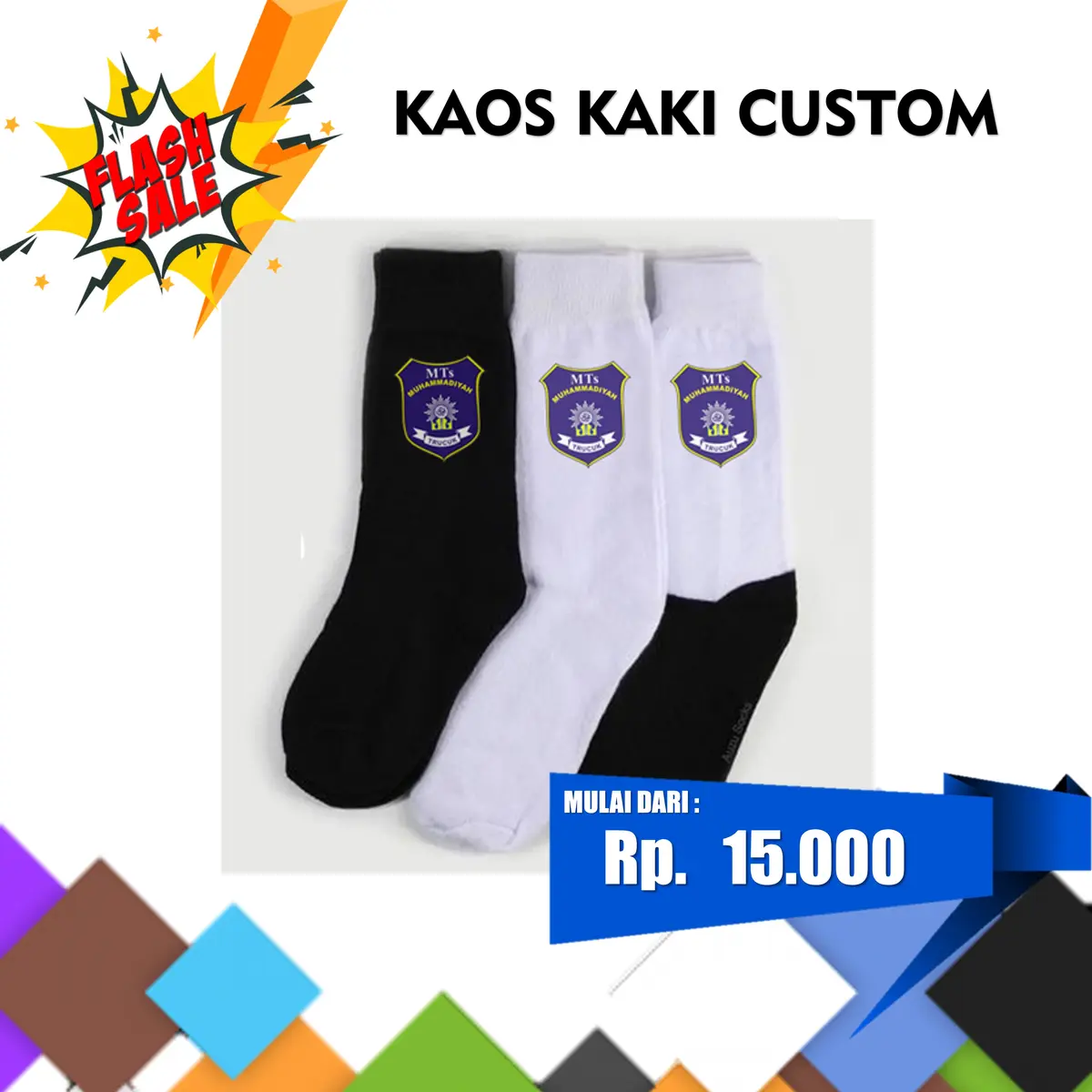 Kaos Kaki Custom